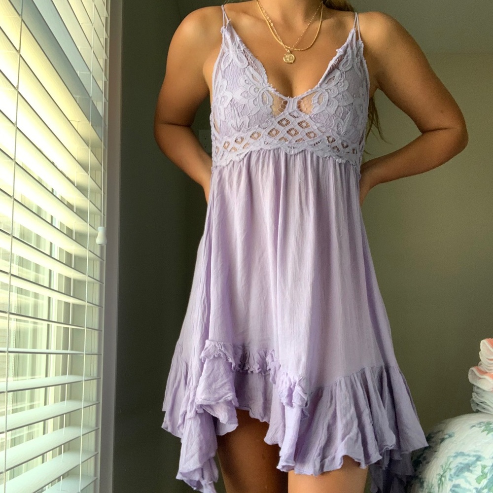 Free people, light purple dress
